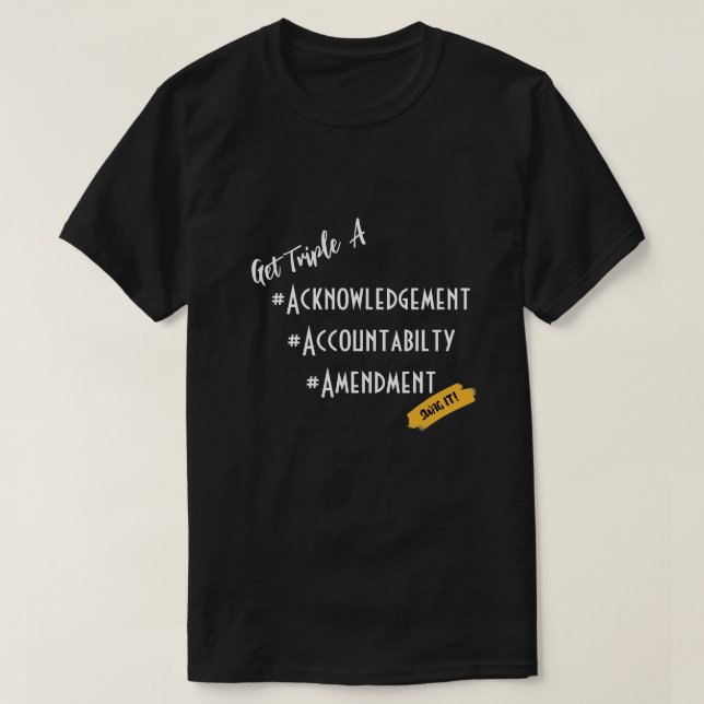 Basic Dark T-Shirt (Design Front)