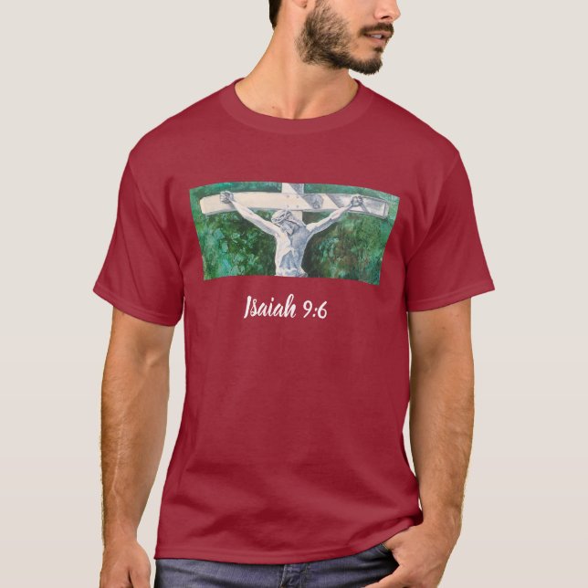Basic Dark T-Shirt Baptism Easter CHRISTMAS (Front)