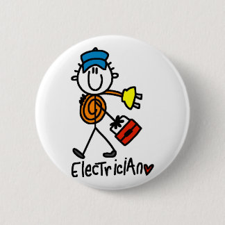 Basic Electrician Tshirts and Gifts 2 Inch Round Button