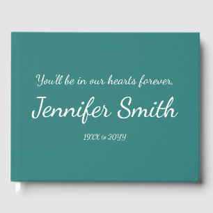Basic & Elegant Condolences Guestbook