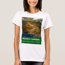 Basic Female Shirt Via Pantanal Jacaré