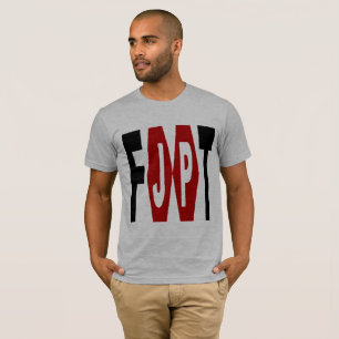 Basic Gray Design FOOT JAPAN T-shirt