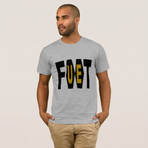 Basic Gray Design FOOT UE T-shirt