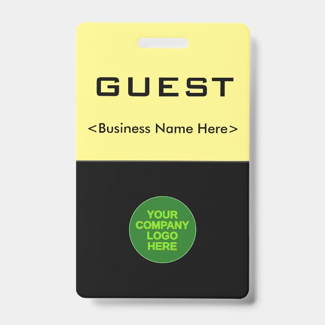 Basic "GUEST" Badge (Front)