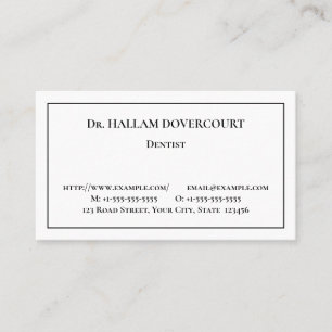 Basic Heathcare Professional Business Card