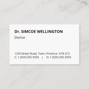 Basic, Humble, and Professional Business Card
