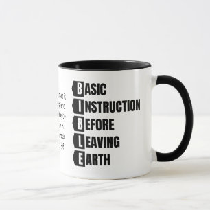 Basic Instruction Before Leaving Earth BIBLE Mug
