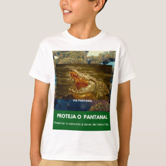 Basic Kids T-Shirt Via Pantanal Jacaré