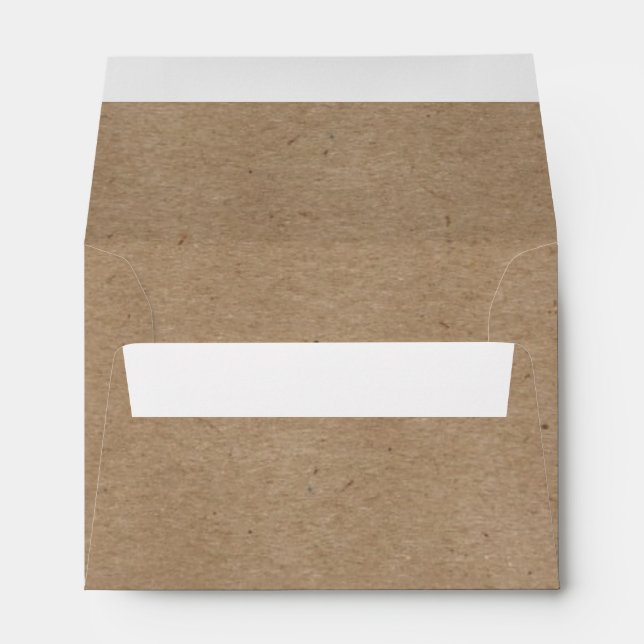 Basic Kraft Paper A6 4x6 Envelope (Back (Bottom))