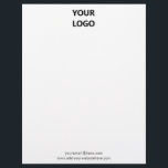 Basic Letterhead with Logo , E-mail and Website<br><div class="desc">Simple Personalized Letterhead with Your Logo and Info - Add Your Logo - Image / Contact Information  - Resize and move or remove / add elements / text with customization tool. Choose / add your favourite text colour and font. 
Good Luck - Be Happy - Be Healthy !</div>