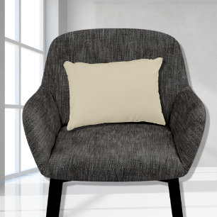 Basic Lite Beige Tan Sand Solid Colour 11x16 Accent Pillow