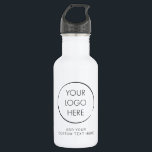 Basic Logo Custom, Business or Marketing 532 Ml Water Bottle<br><div class="desc">Add your logo and text to create a cool custom water bottle for your business or event. These bottles are great for marketing and promotions.</div>