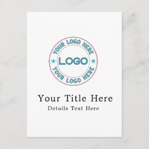 Basic Logo Custom Postcard
