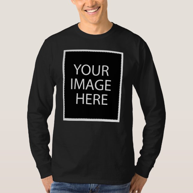 Basic Long Sleeve: Black T-Shirt (Front)