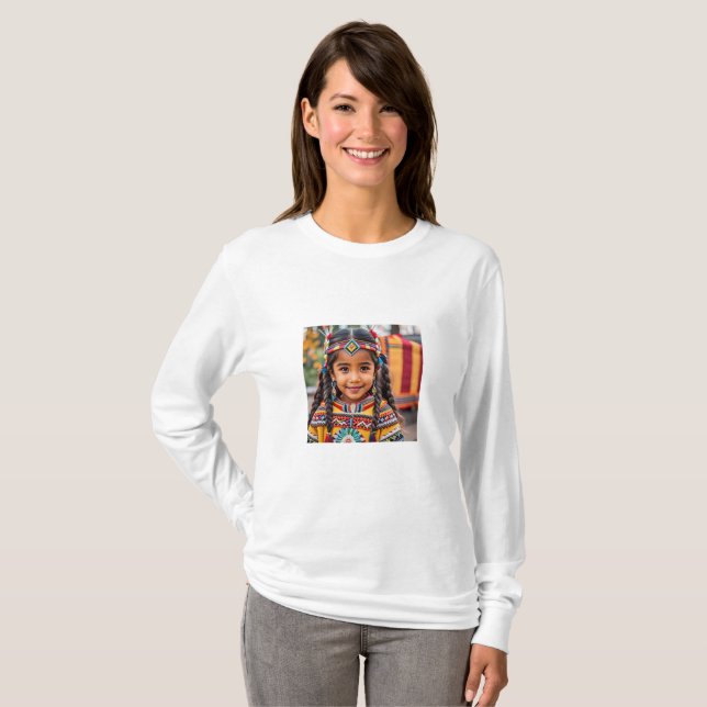 Basic Long Sleeve T-Shirt (Front Full)
