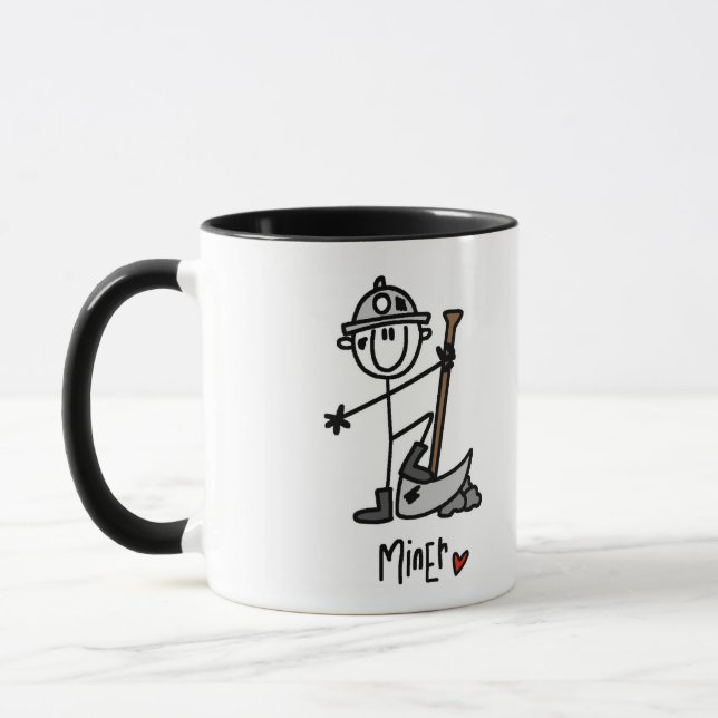 Basic Miner T-shirts and Gifts Mug (Left)