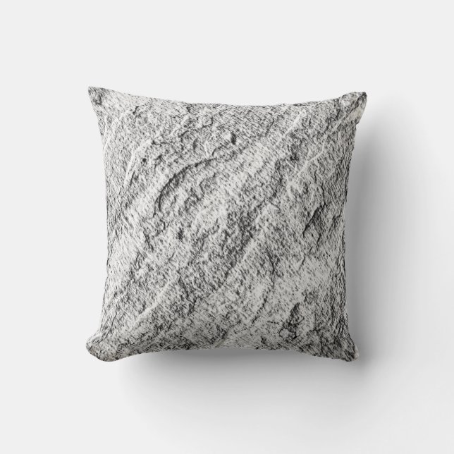 Basic Modern Graphic Design Throw Pillow (Front)