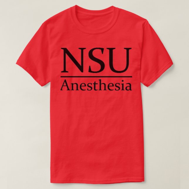 Basic NSU Anesthesia T-Shirt (Design Front)