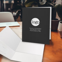 Basic Office Business Logo with 3 lines of Text
