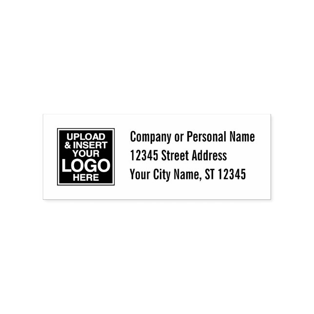 Basic Office or Business Address Label Rubber Stamp (Imprint)