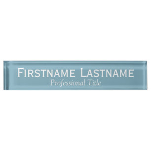 Basic Office Template with Executive Name & Title Nameplate
