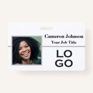 Basic Photo Identification and Custom Logo Badge