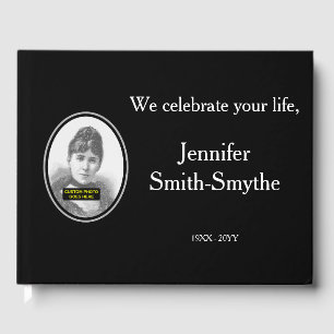 Basic & Plain Funeral/Memorial Guestbook