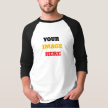 Basic Raglan Custom Your Image Here T-Shirts