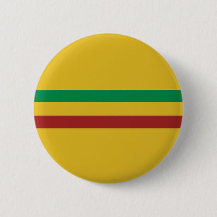 Basic Rasta Stripes 2 Inch Round Button