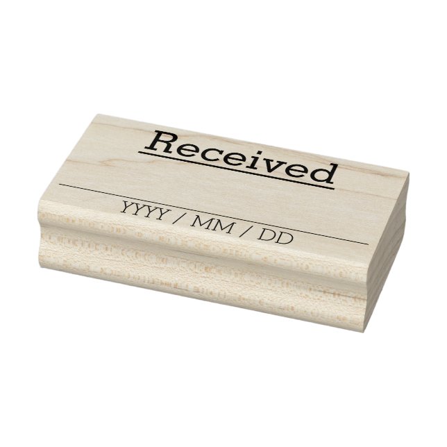 Basic "Received" Rubber Stamp (Stamp)