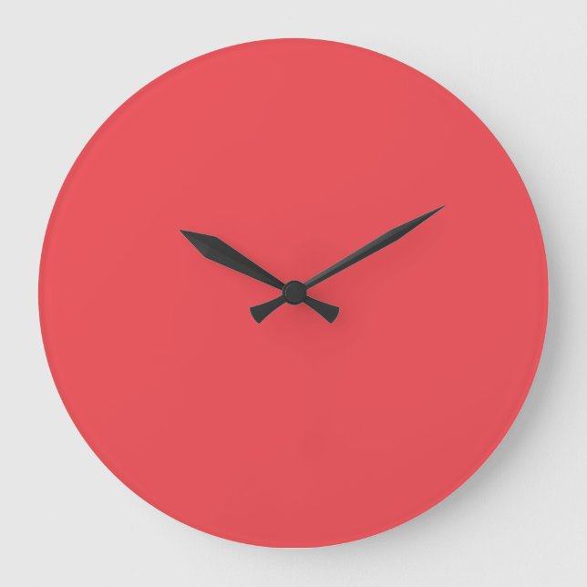 Basic Red Large Clock (Front)