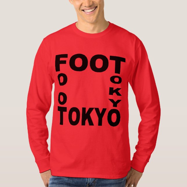 Basic red T-shirt FOOT TOKYO (Front)