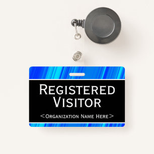 Basic "Registered Visitor" Badge