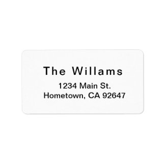 Basic Return Label