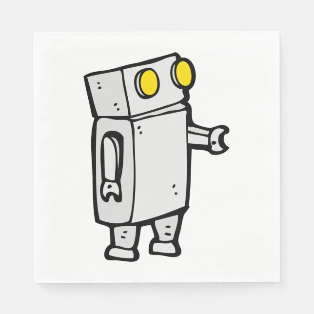 Basic Robot Napkin (Front)