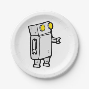 Basic Robot Paper Plate