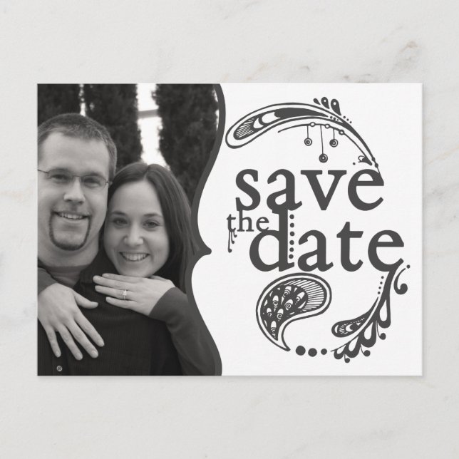 Basic Save the Date Postcard (Front)