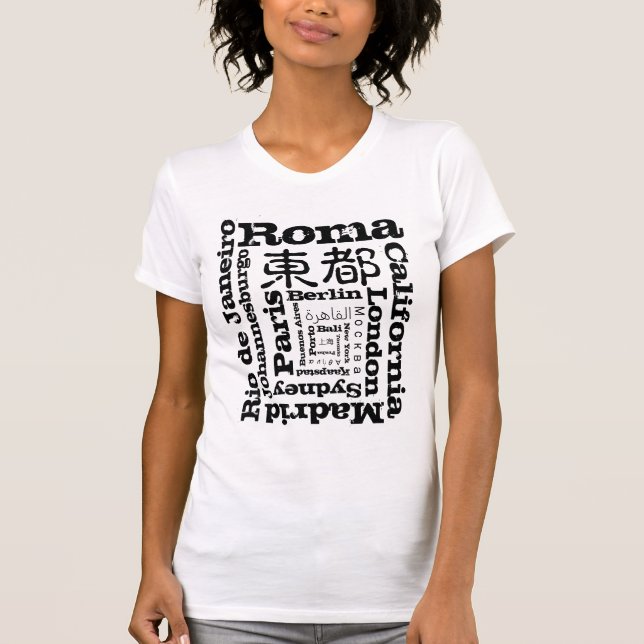 Basic shirt - Around the World (Front)