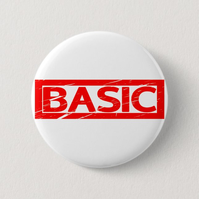 Basic Stamp 2 Inch Round Button (Front)
