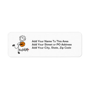 Basic Stick Figure Basketball T-shirts and Gifts