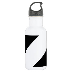 Basic Stripe 1 Black and White 532 Ml Water Bottle