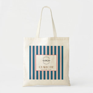 Basic Stylish Trendy Logo Custom Business or Shop  Tote Bag