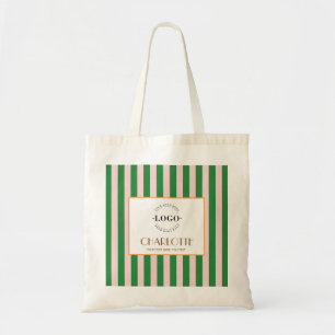 Basic Stylish Trendy Logo Custom Business or Shop Tote Bag