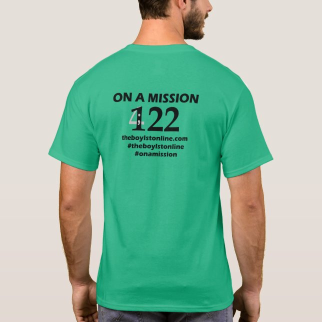 Basic T in support of The Boylston Line charities. T-Shirt (Back)