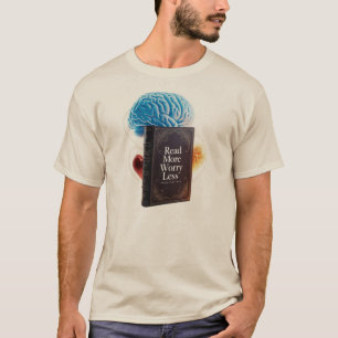 Basic T-Shirt - Aesthetic Bibliophile Graphic Tee
