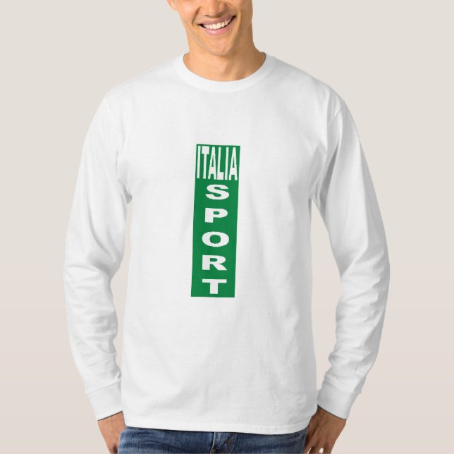 Basic tee-shirt blue sky   ITALIA SPORT T-Shirt (Front)
