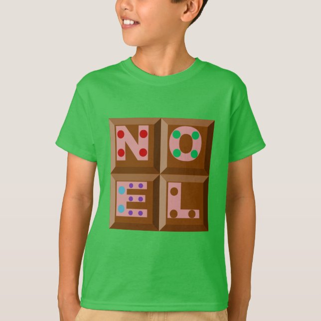 Basic tee-shirt green drill Design CHRISTMAS T-Shirt (Front)