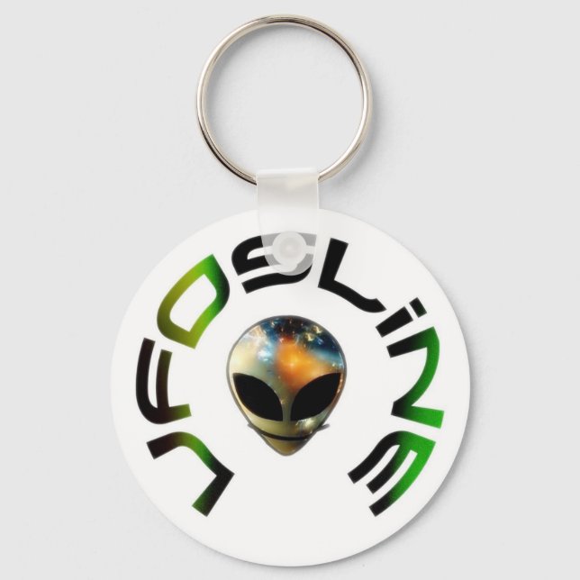 Basic UfosLine Keystone Soon Keychain (Front)
