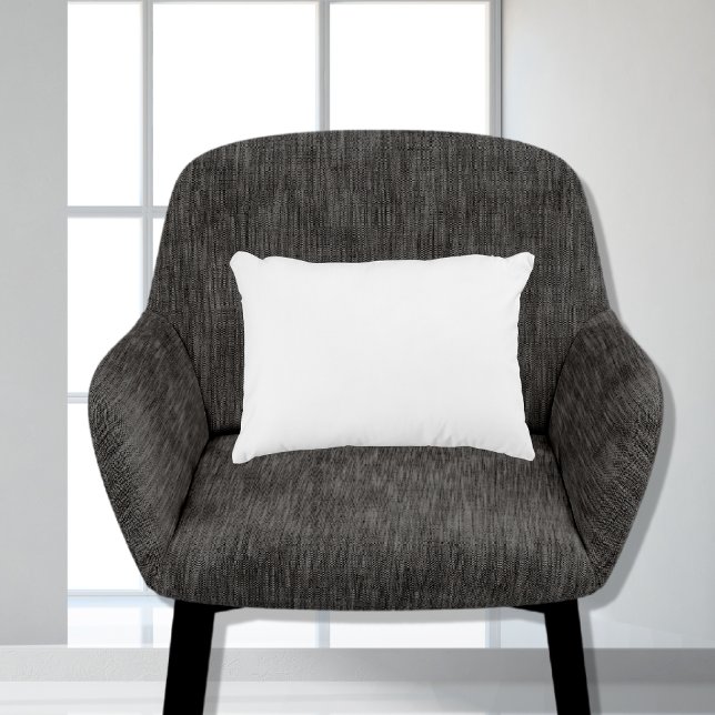 Basic White Plain solid colour 11x16 Accent Pillow (Creator Uploaded)