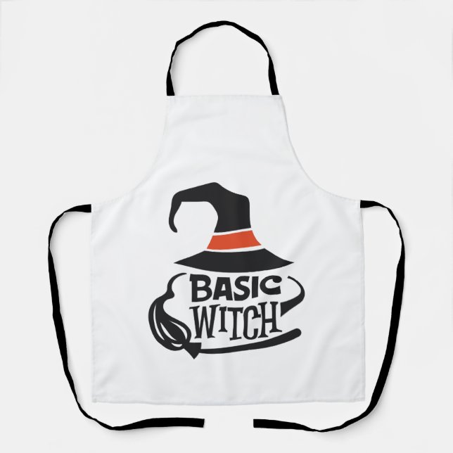Basic Witch - Halloween Apron (Front)